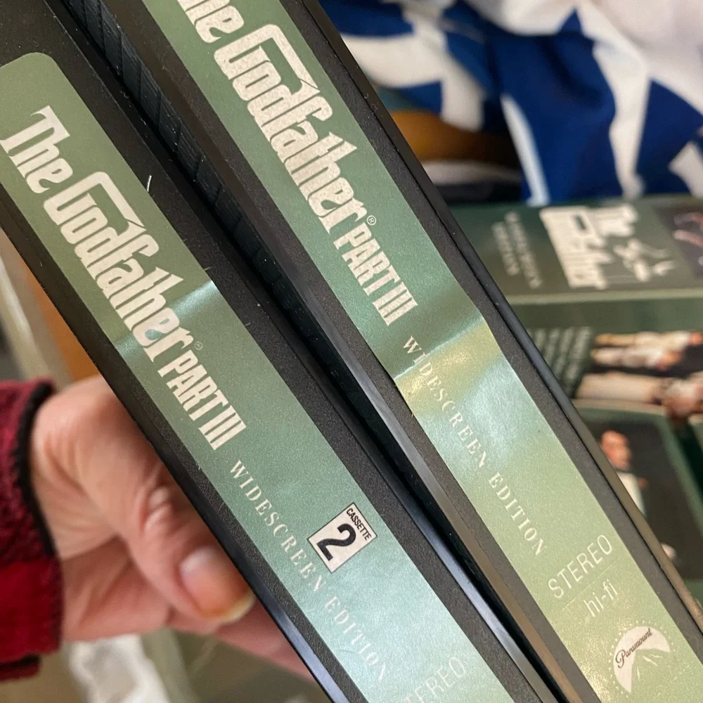 The Godfather Trilogy VHS Box Set